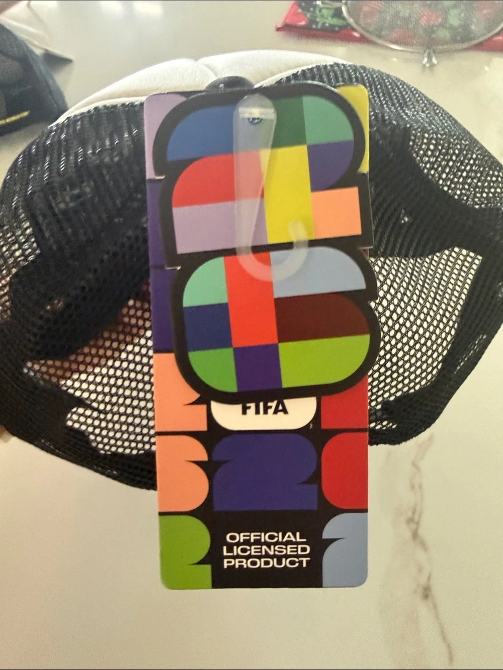 'We Are' Black & White FIFA World Cup Trucker Hat NWT - OS unisex